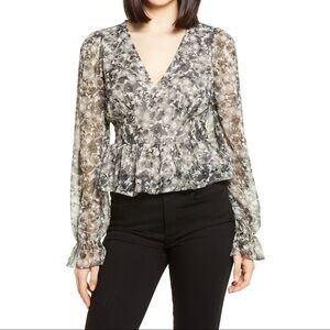 Vero Moda- NWT Long Sleeve Floral Blouse